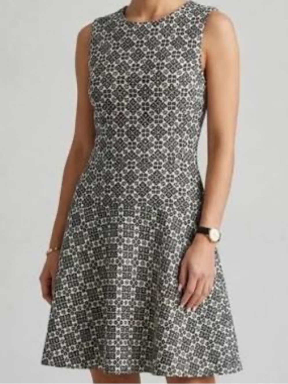 Tory Burch stencil hourglass dress size 8